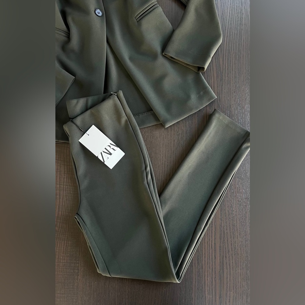 Zara Dark Green Suit Set - Picture 3 of 10